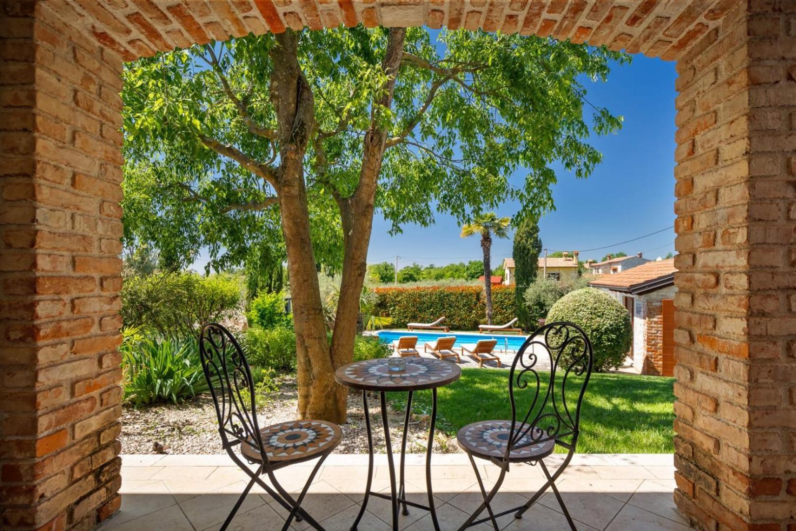Rustic Villa Cehici With Pool In Sveti Lovrec Jehnici Exterior foto