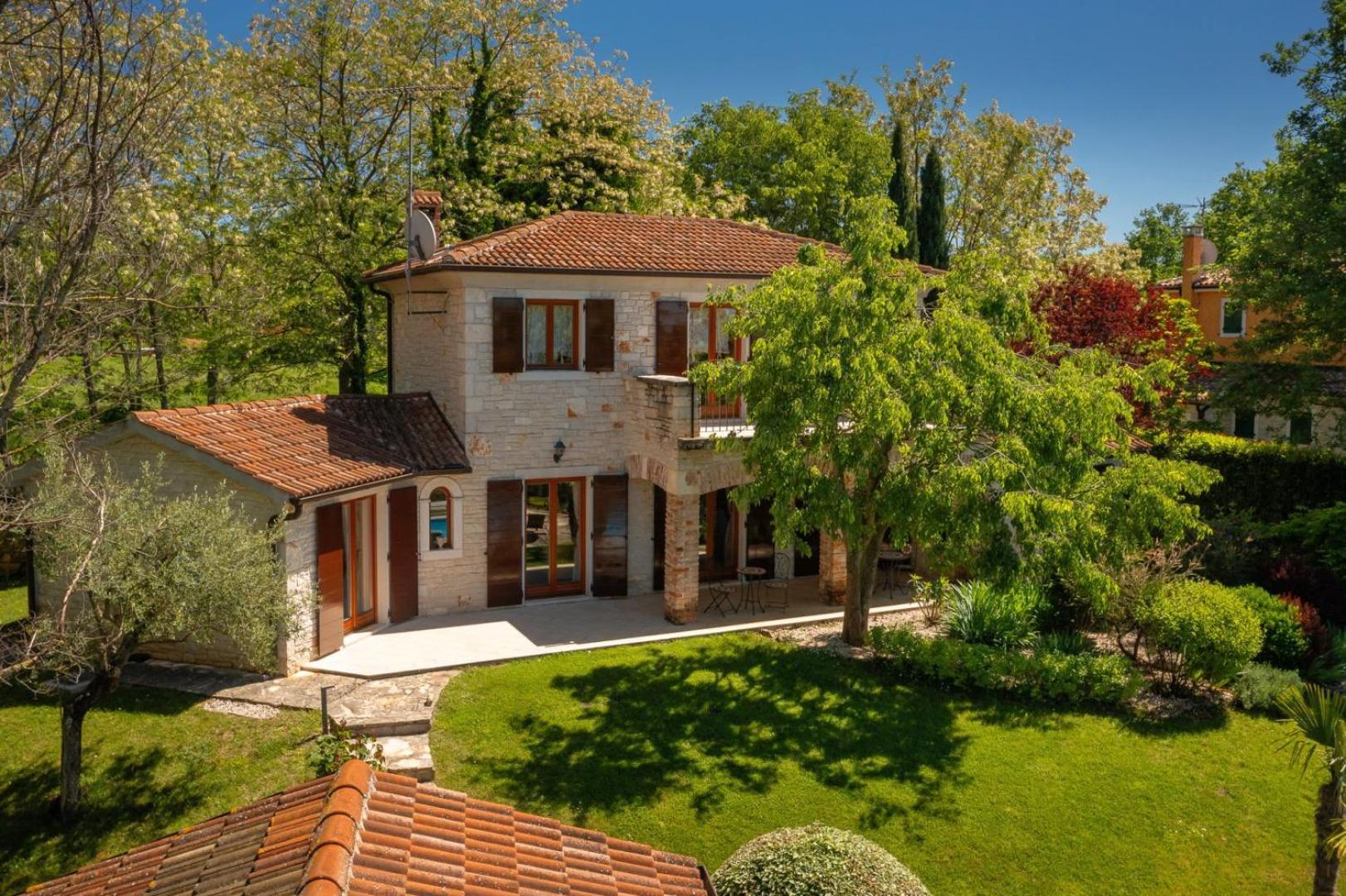 Rustic Villa Cehici With Pool In Sveti Lovrec Jehnici Exterior foto